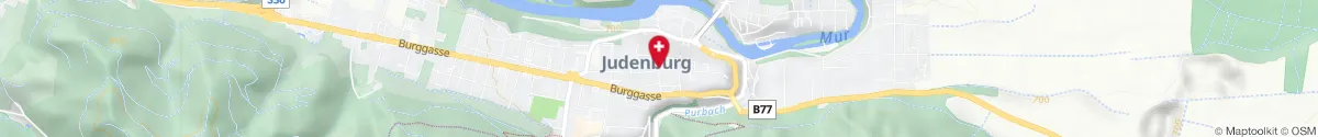Kartendarstellung des Standorts für Landschafts-Apotheke in 8750 Judenburg